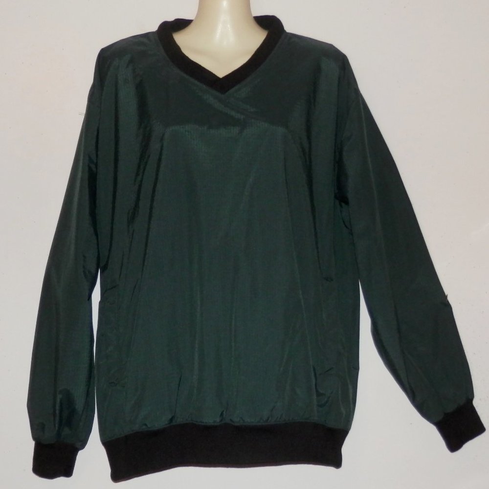 Cabelas M Womens Pullover Lined Windbreaker Vintage H266